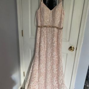 Bella Rose pale pink prom dress